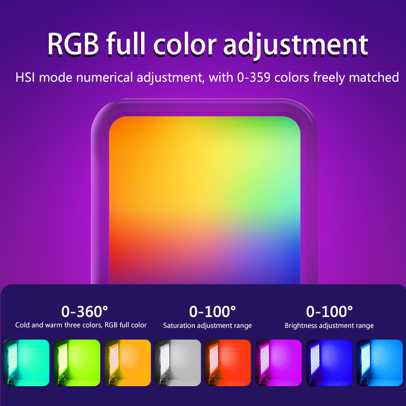 Portable W70RGB LED Full Color - огляд і ціна Photography Lighting Handheld