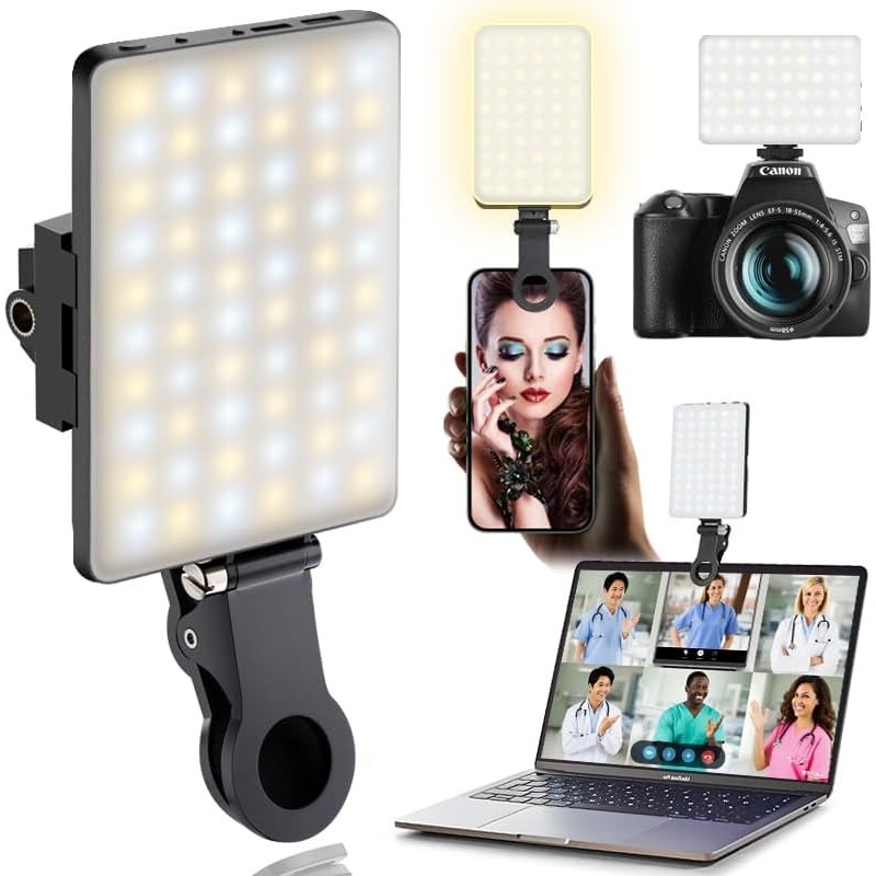 LED Portable Clip-on Selfie Li - огляд і ціна Photography Lighting Description