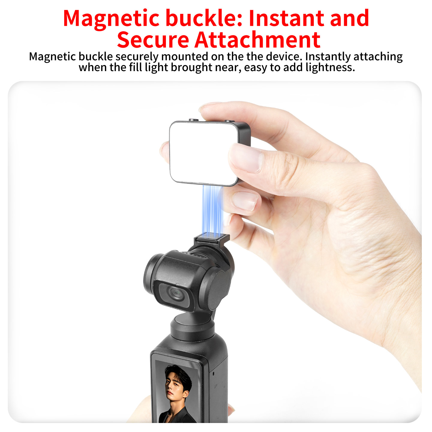 Portable Magnetic Fill Light F - огляд і ціна Photography Lighting Kit Portable